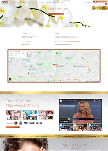 Hosting Company Layout Preview